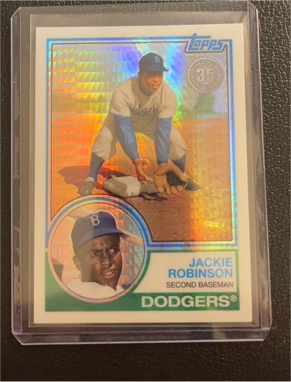 2018 Topps Update #146 Jackie Robinson Silver Pack — front