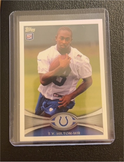 2012 Topps #14 T.Y. Hilton Rookie Card — front