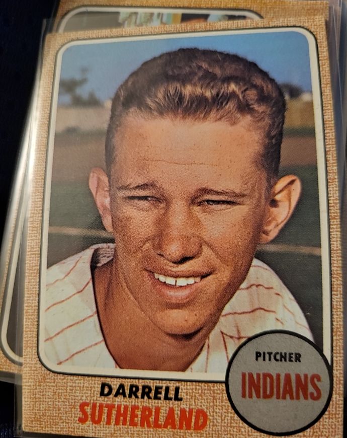 1968 Topps #551 Darrell Sutherland — front