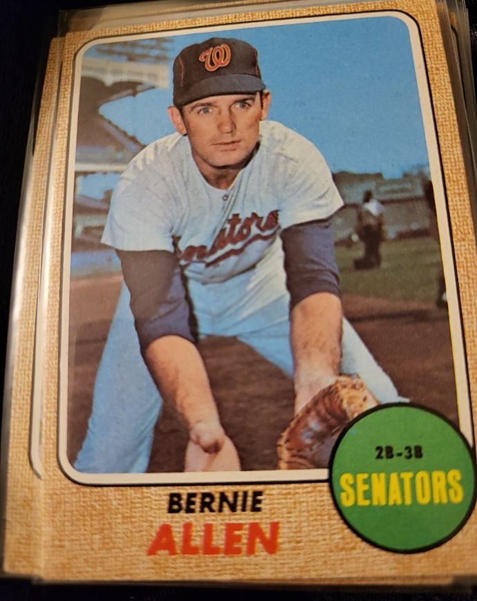 1968 Topps #548 Bernie Allen — front