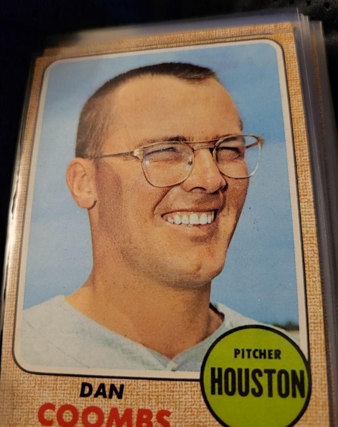 1968 Topps #547 Dan Coombs — front