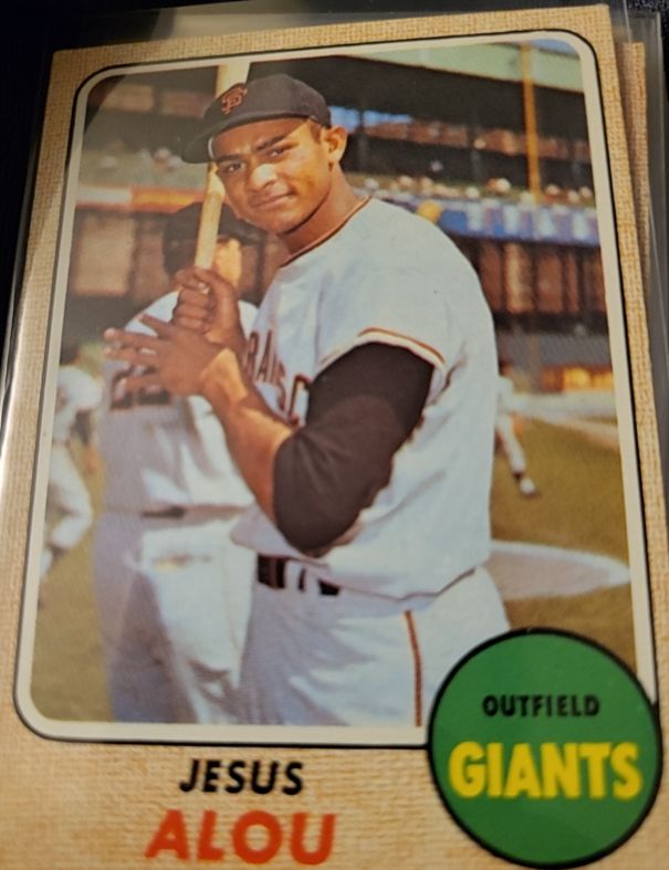 1968 Topps #452 Jesus Alou — front