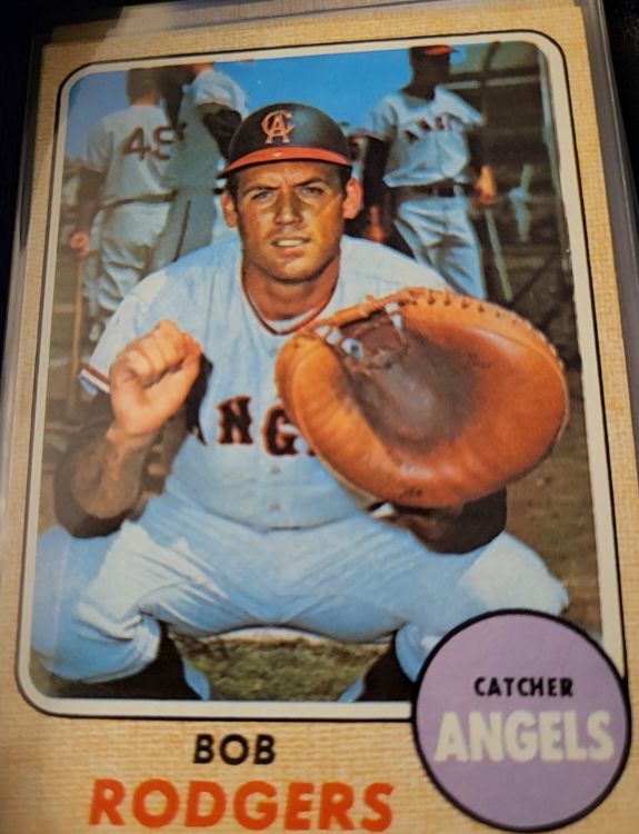 1968 Topps #433 Bob Rodgers — front