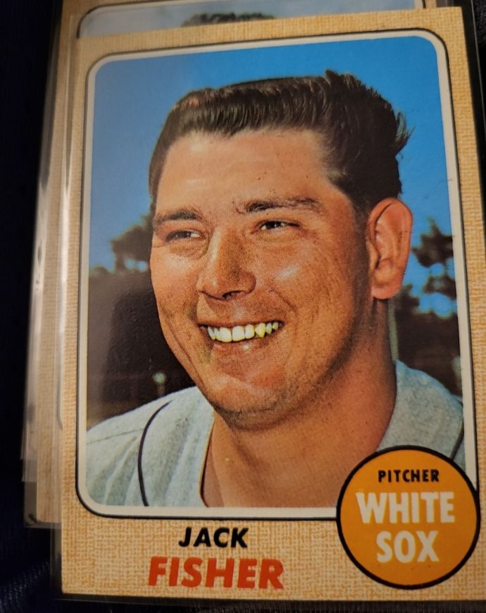 1968 Topps #444 Jack Fisher — front