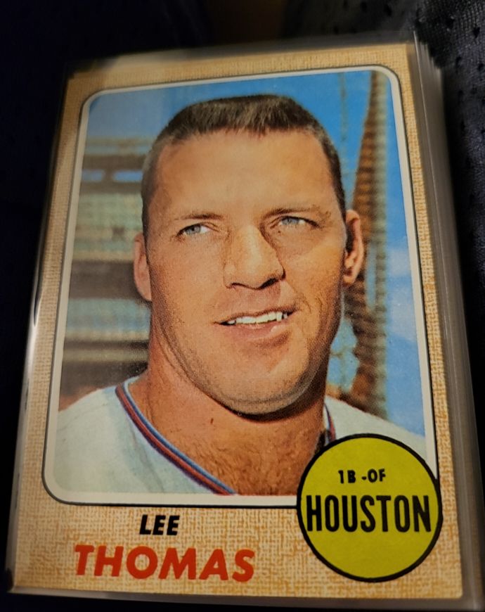 1968 Topps #438 Lee Thomas — front