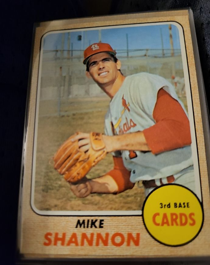 1968 Topps #445 Mike Shannon — front