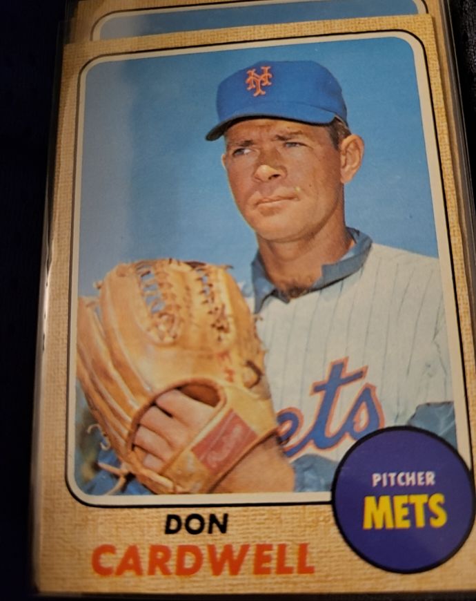 1968 Topps #437 Don Cardwell — front