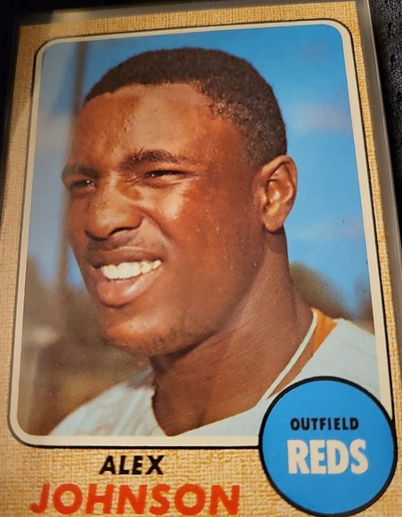 1968 Topps #441 Alex Johnson — front