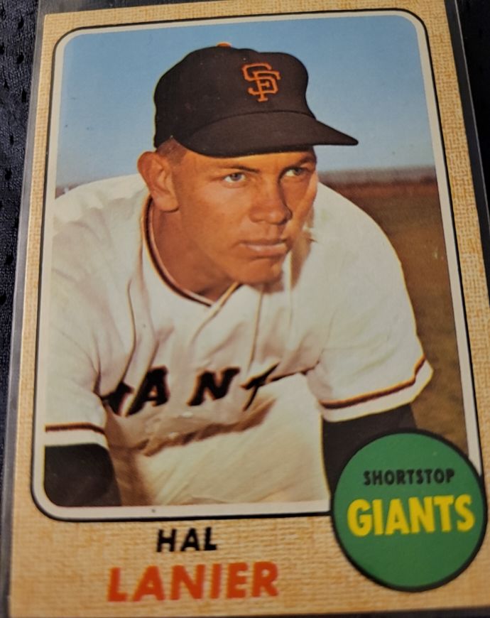 1968 Topps #436 Hal Lanier — front