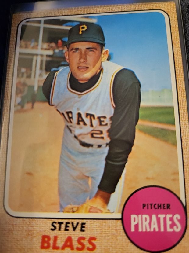 1968 Topps #499 Steve Blass — front