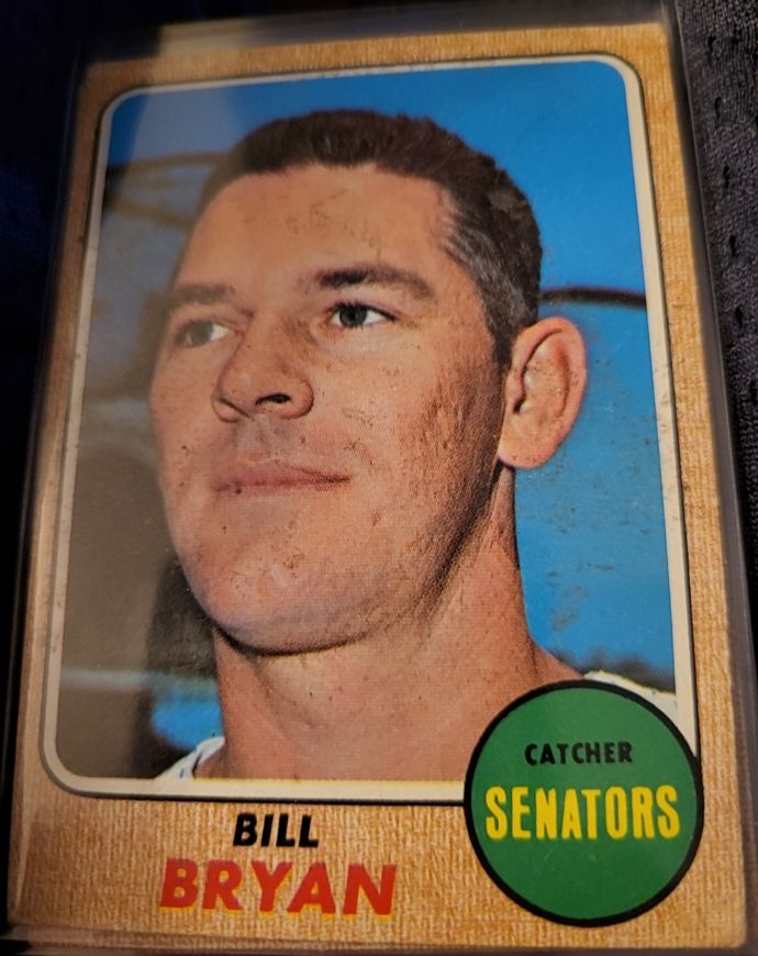 1968 Topps #498 Bill Bryan — front