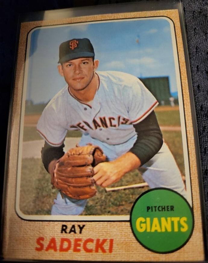 1968 Topps #494 Ray Sadecki — front