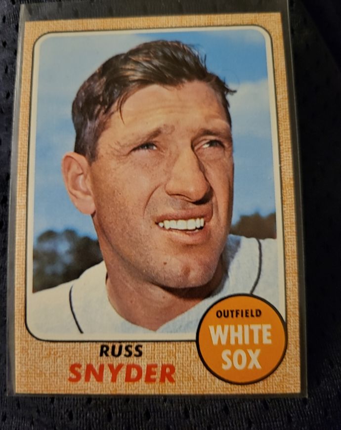 1968 Topps #504 Russ Snyder — front