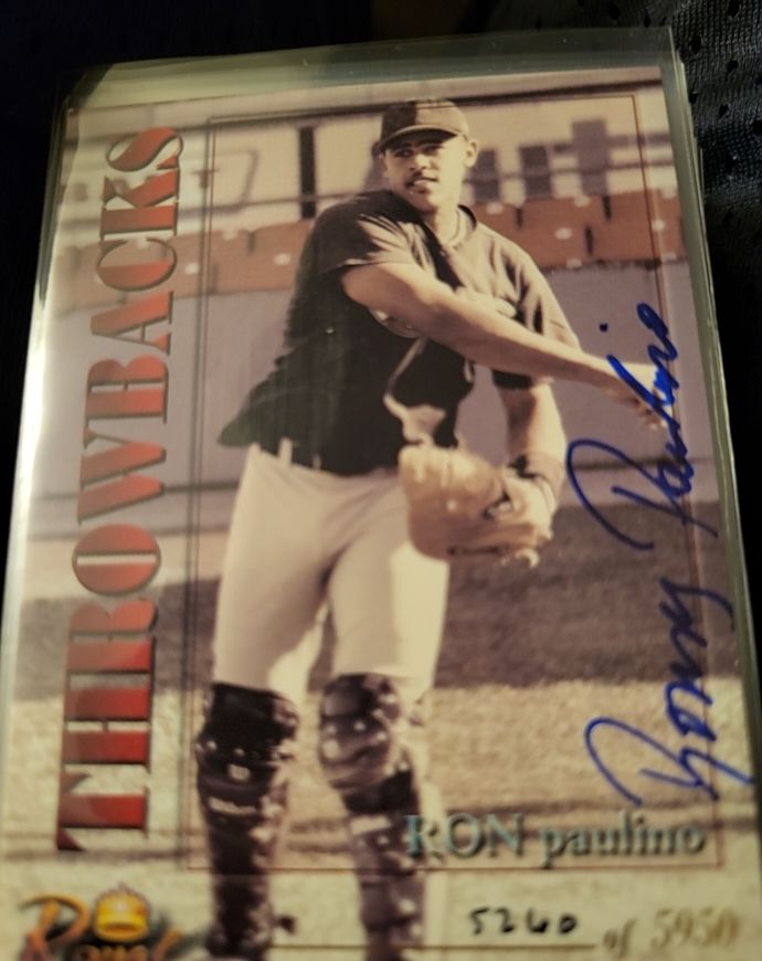 2001 Royal Rookies Throwbacks #24 Ronny Paulino — front