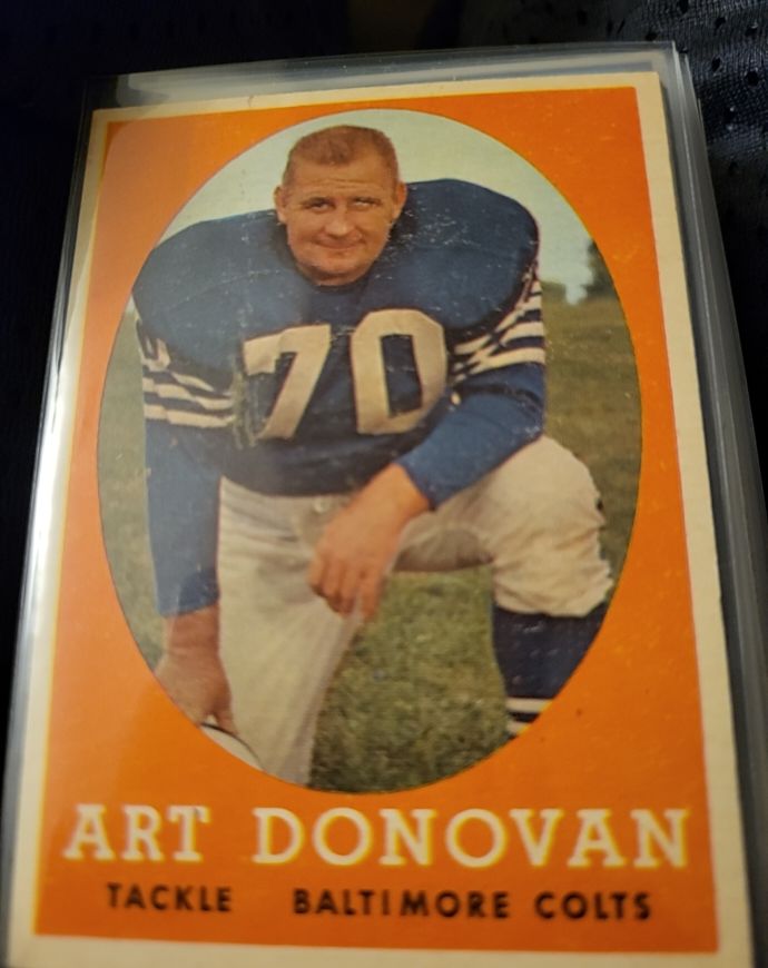 1958 Topps #106 Art Donovan — front
