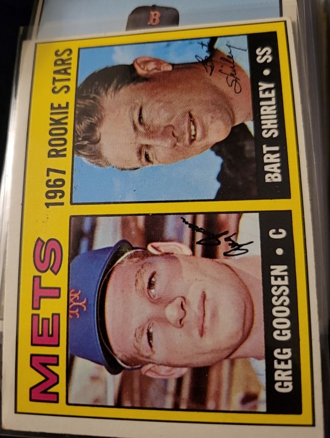 1967 Topps #287 Mets 1967 Rookie Stars Greg Goossen / Bart Shirley — front