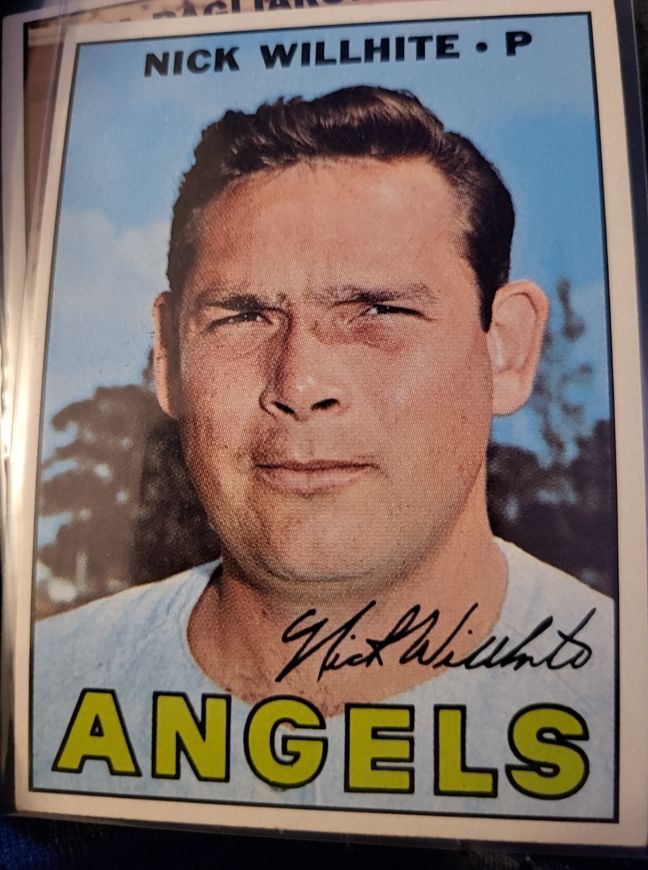 1967 Topps #249 Nick Willhite — front