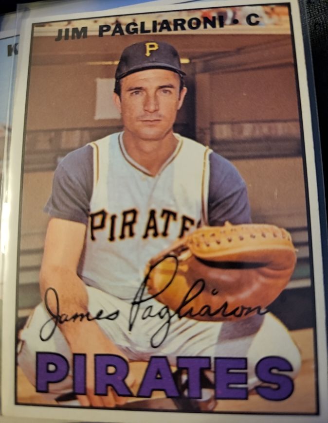 1967 Topps #183 Jim Pagliaroni — front