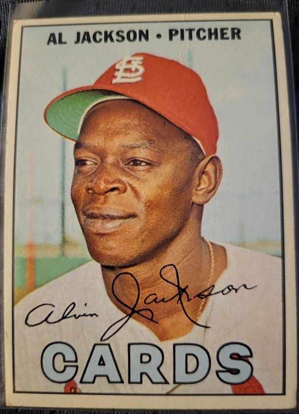 1967 Topps #195 Al Jackson — front