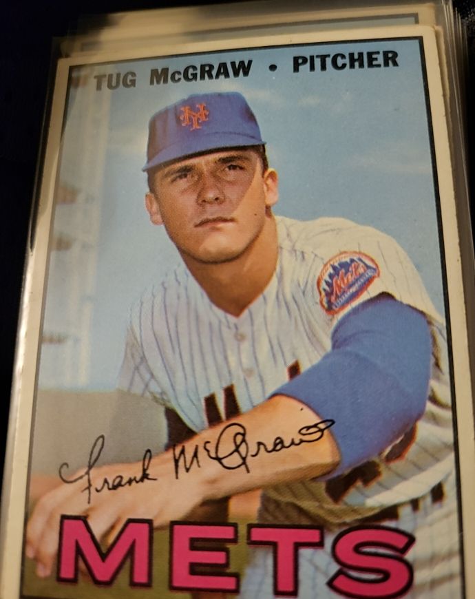 1967 Topps #348 Tug McGraw — front