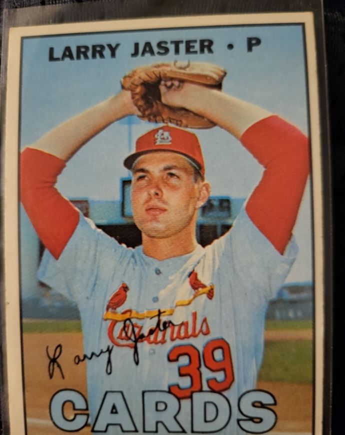 1967 Topps #356 Larry Jaster — front