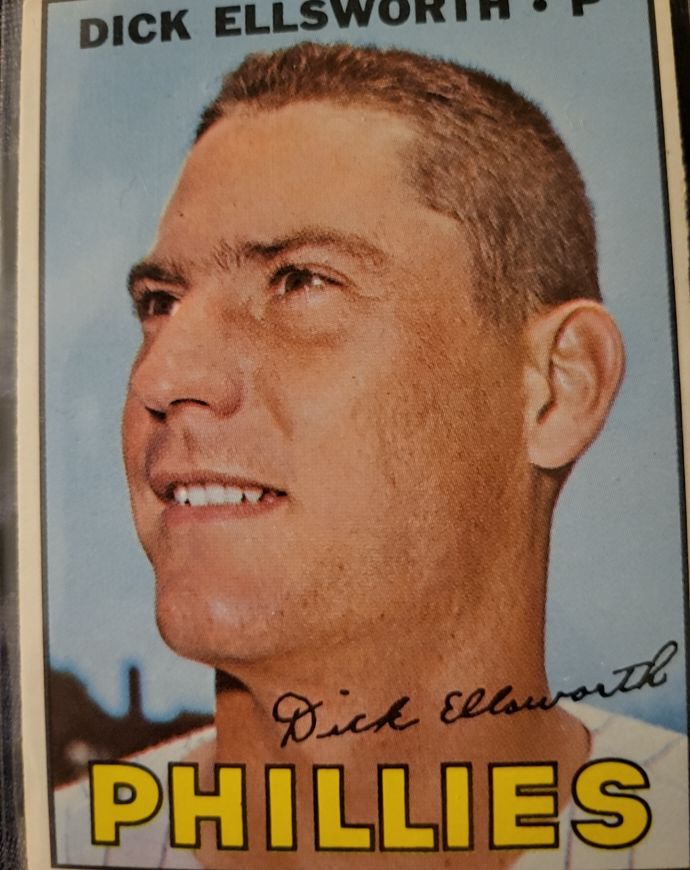 1967 Topps #359 Dick Ellsworth Phillies — front