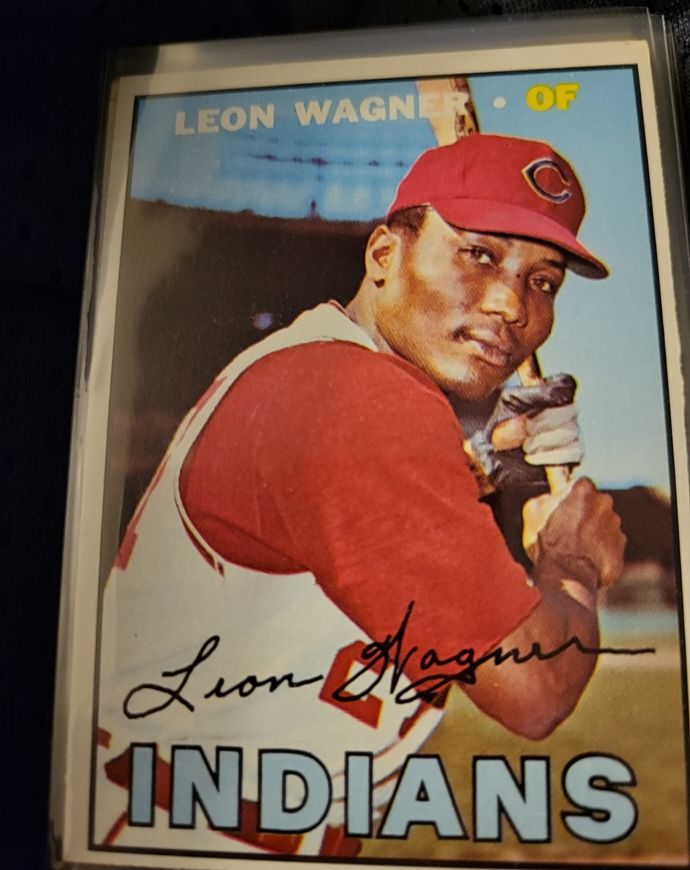 1967 Topps #360 Leon Wagner — front