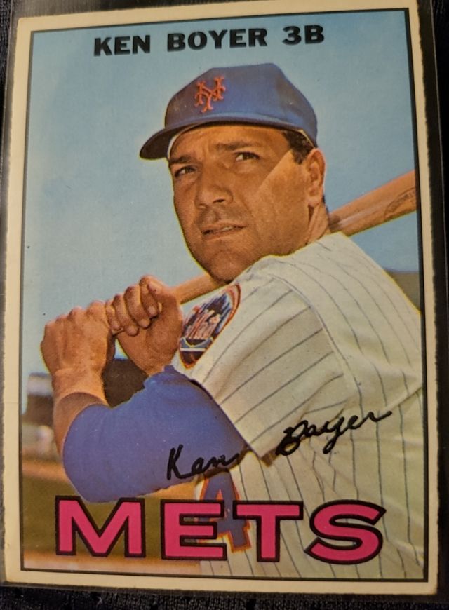 1967 Topps #105 Ken Boyer New York Mets — front