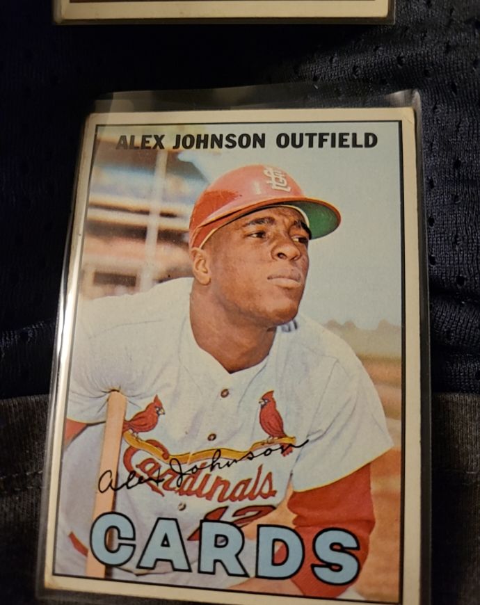 1967 Topps #108 Alex Johnson — front