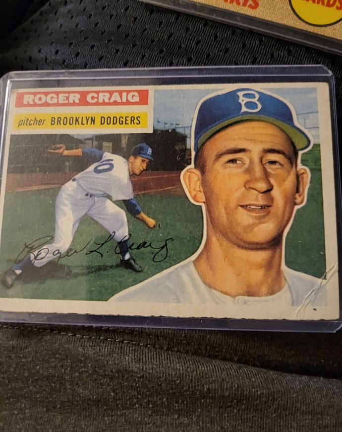 1956 Topps #63 Roger Craig — front