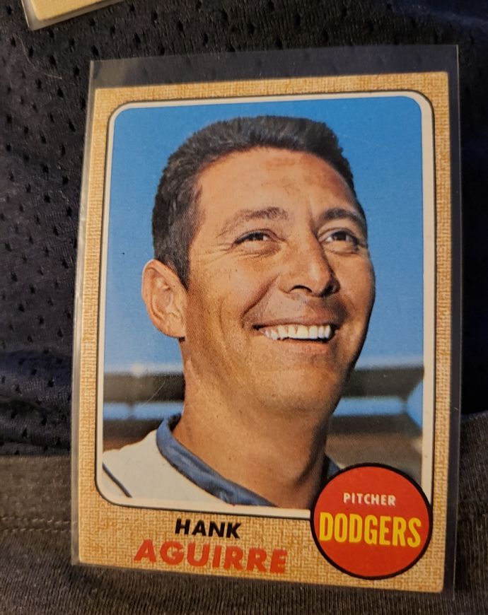 1968 Topps #553 Hank Aguirre — front