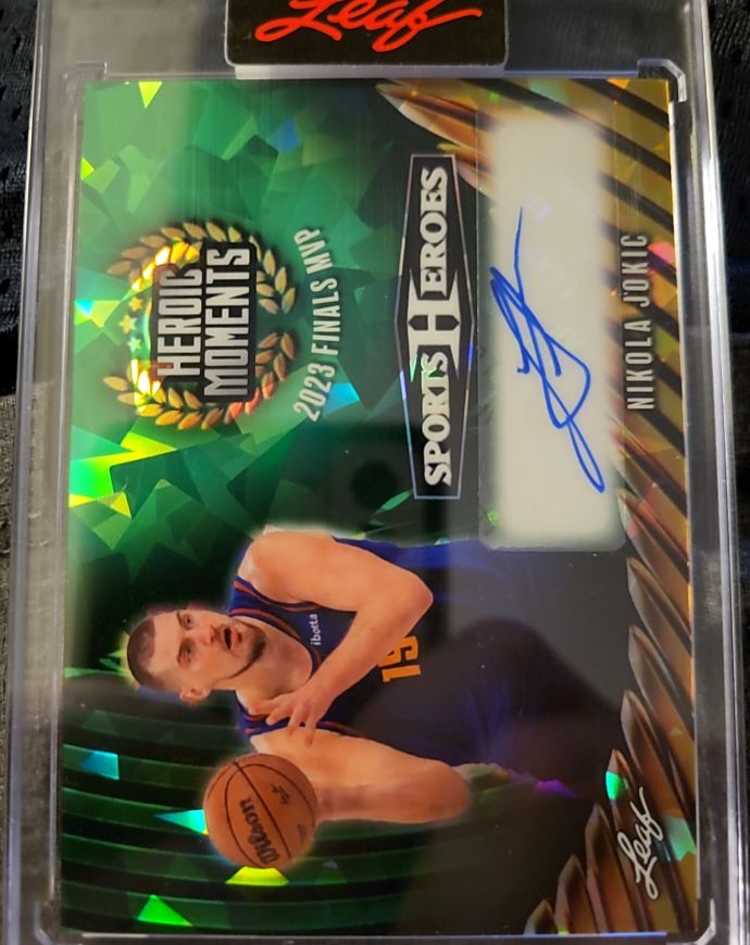 2026 Leaf Sports Heroes Heroic Moments Nikola Jokic — front