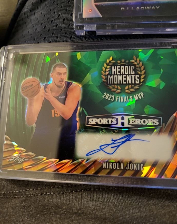 2026 Leaf Sports Heroes Heroic Moments Nikola Jokic — front