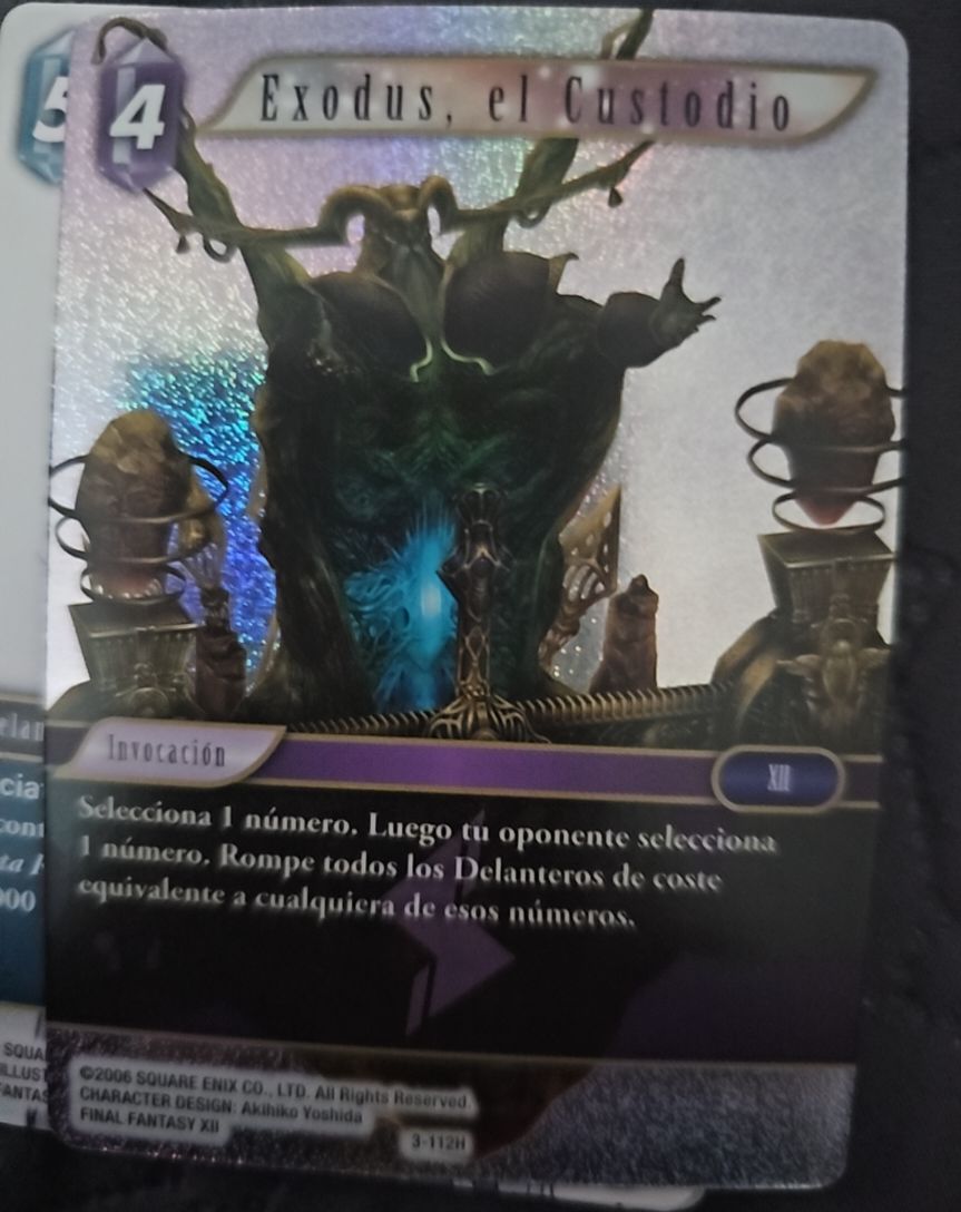 2006 Final Fantasy TCG 3-112H Exodus, el Custodio — front