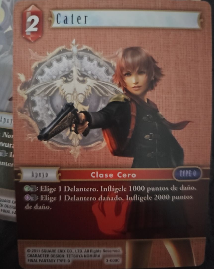 2011 Final Fantasy TCG Opus III #3-009C Cater — front