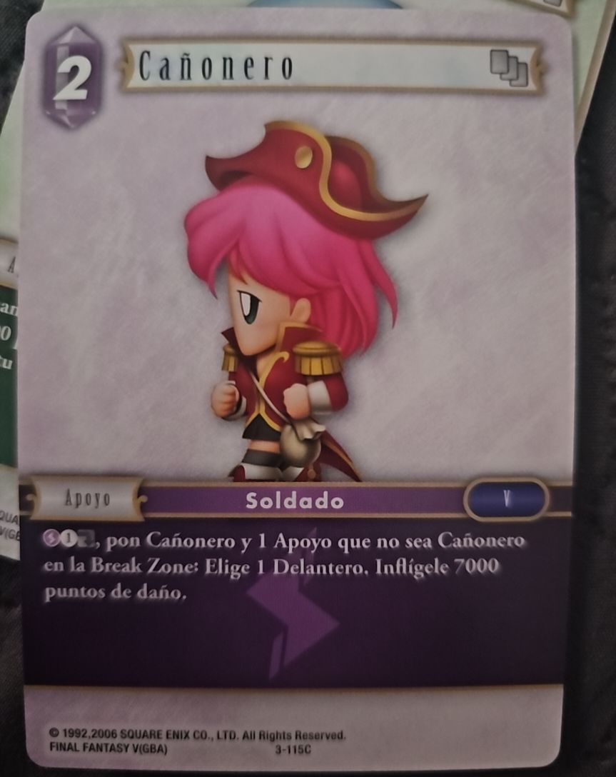 Final Fantasy TCG Opus III #3-115C Cañonero — front