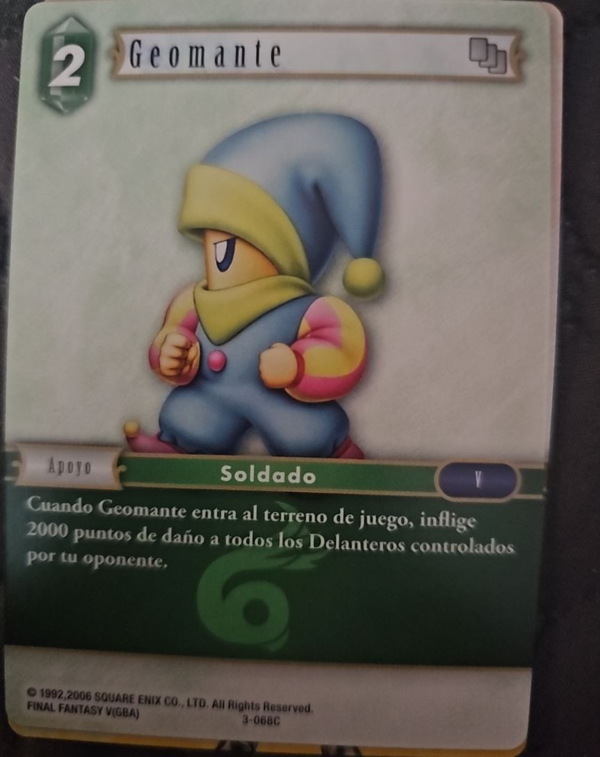 Final Fantasy Opus III 3-068C Geomante — front