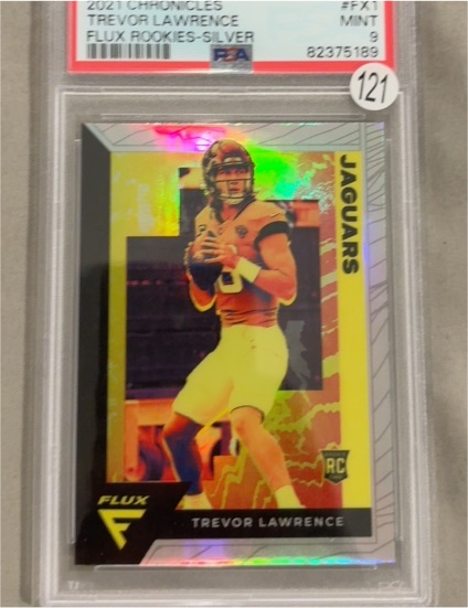 2021 Panini Chronicles Flux Rookies #FX-1 Trevor Lawrence — front