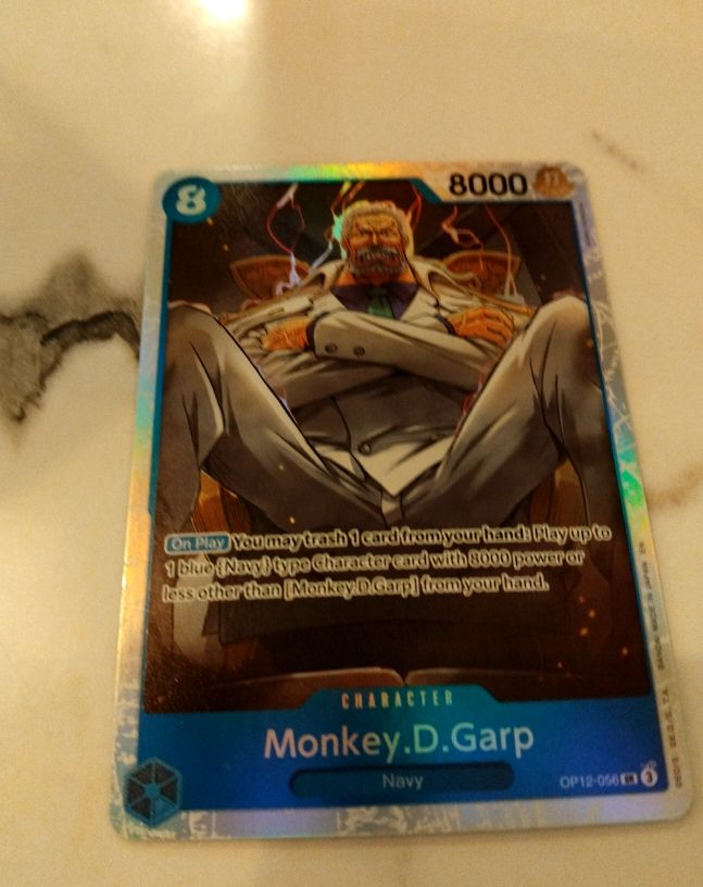 One Piece TCG Legacy of the Master #OP12-056 Monkey.D.Garp — front