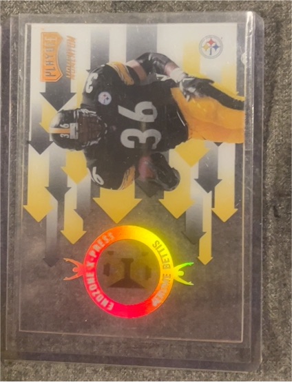 1998 Playoff Momentum Endzone X-Press Die-Cut #22 Jerome Bettis — front