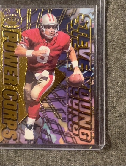 1996 Pacific #PC-20 Steve Young Power Corps — front