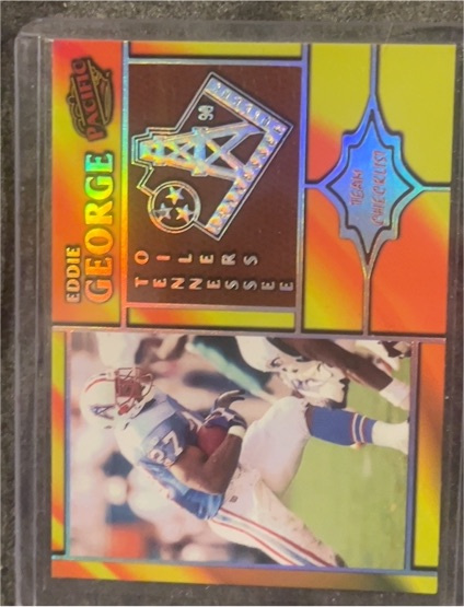 1997 Pacific #T2 Eddie George — front