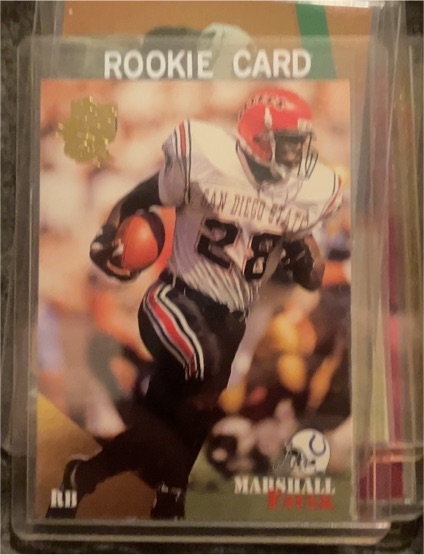 1994 Classic NFL Draft #3 Marshall Faulk — front