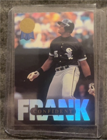 1993 Leaf #4 Frank Thomas Confident — front