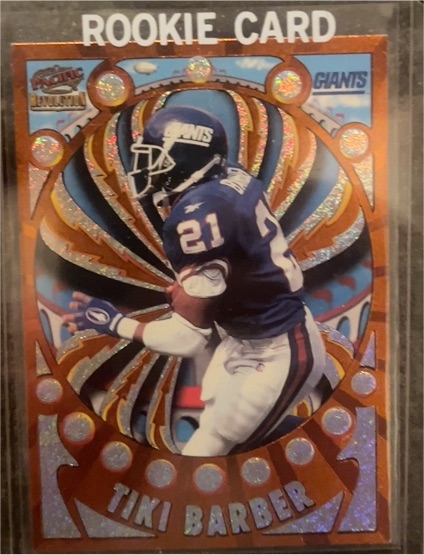 1997 Pacific Revolution #92 Tiki Barber — front
