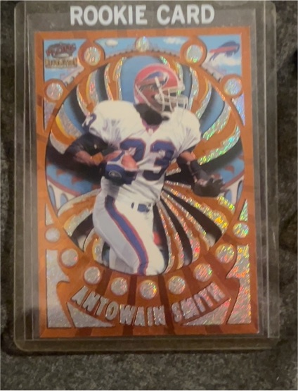 1997 Pacific Revolution Red #19 Antowain Smith Rookie Card — front