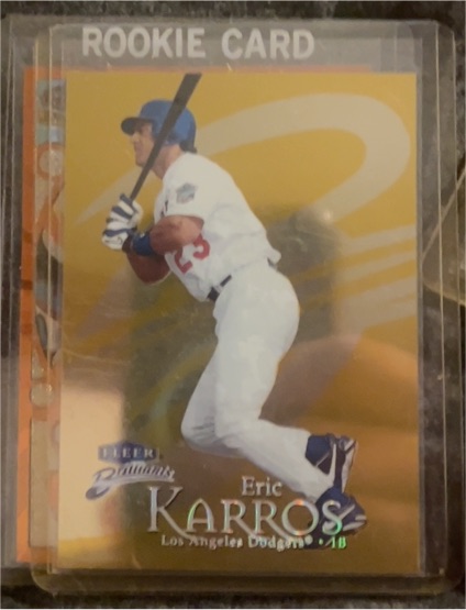 1999 Fleer Brilliants #25 Eric Karros — front