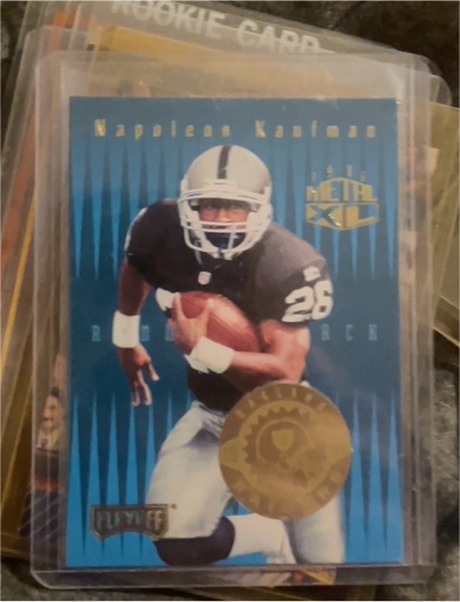 1996 Playoff Absolute Prime Metal XL #XL26 Napoleon Kaufman — front