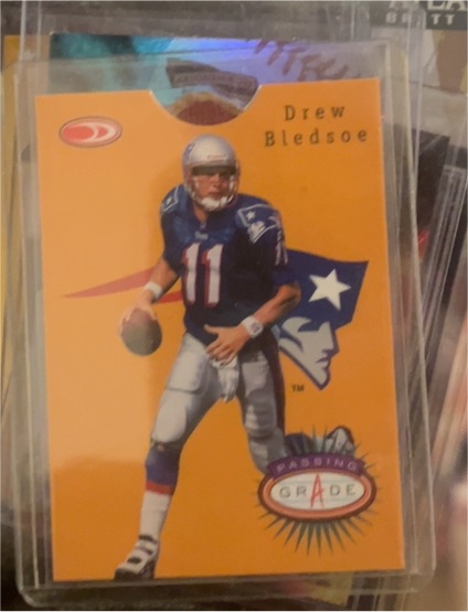 1999 Donruss Preferred QBC Passing Grade Drew Bledsoe — front