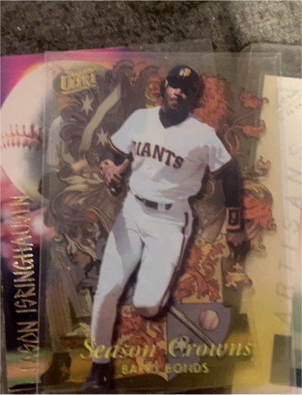 1996 Ultra Season Crowns #1 Barry Bonds — front